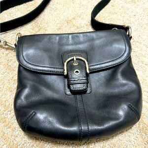 Coach SoHo black leather crossbody